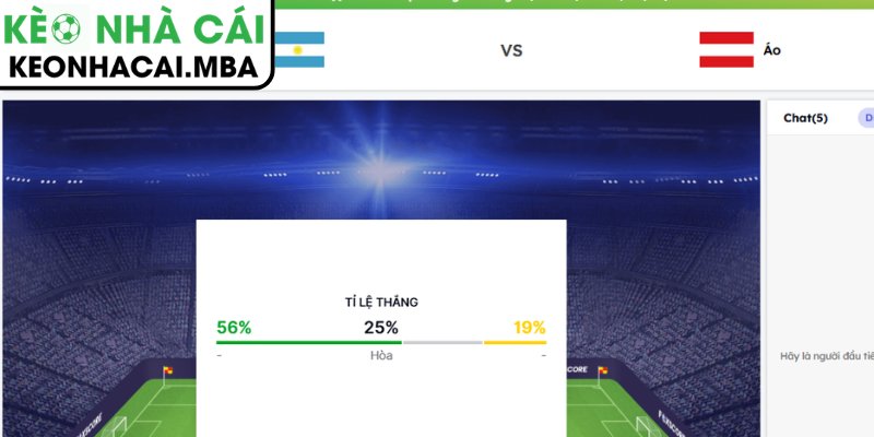 Soi kèo Argentina vs Áo (00:00 23/06, Bảng J - World Cup 2026) 4 Dự đoán kết quả trận Argentina và Áo (00:00 23/06, Bảng J - World Cup 2026)