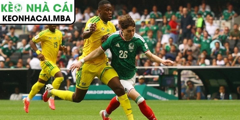 Mexico sớm áp đặt thế trận và mở tỷ số ngay phút thứ 9