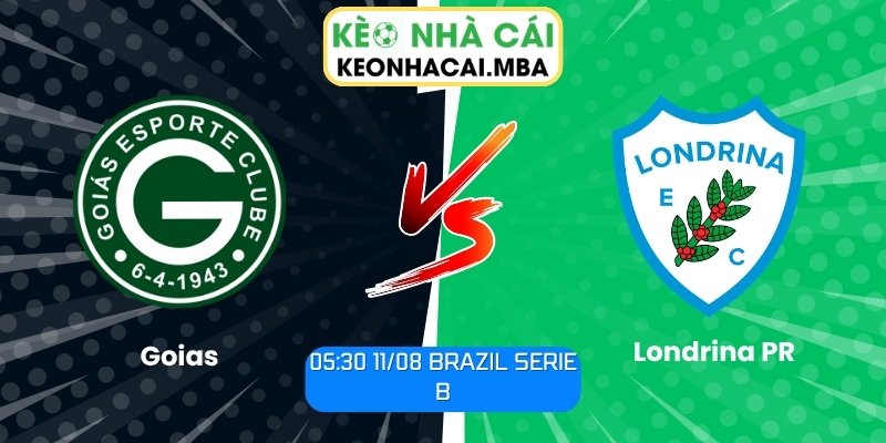 Soi Kèo Goias vs Londrina PR (05:30 11/08, Brazil Serie B) 1 Goias vs Londrina PR